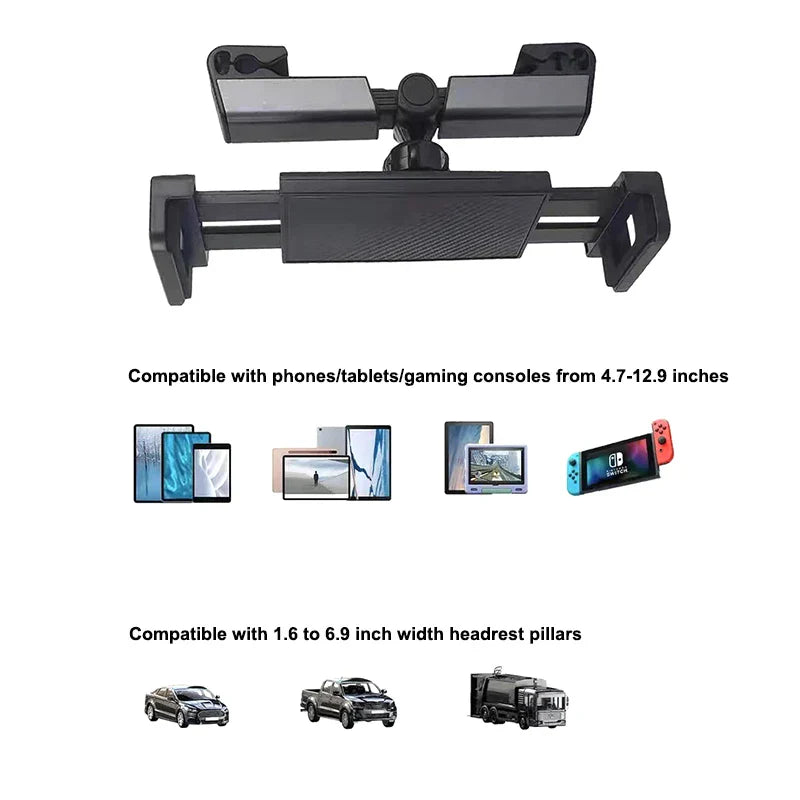 Backseat Phone & Tablet Holder